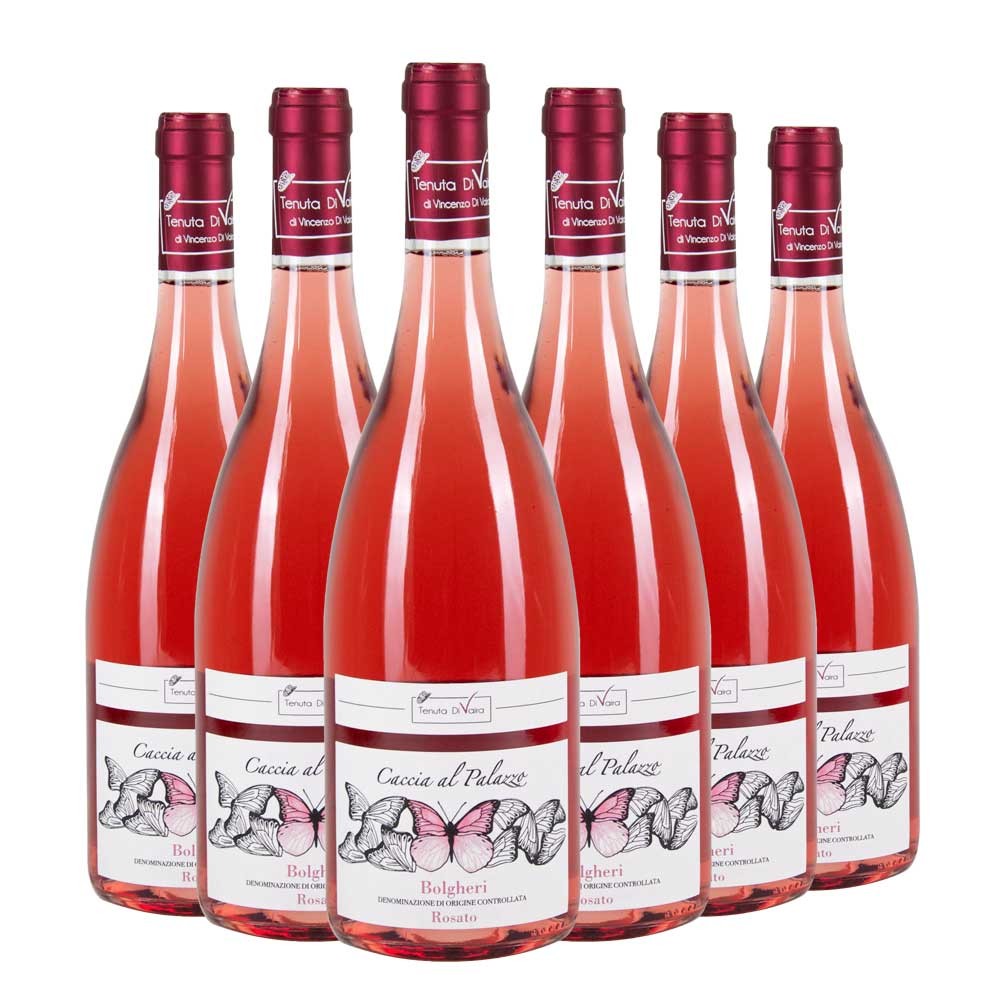 Bolgheri DOC Rosato Caccia al Palazzo 2025 Box da 6 bottiglie