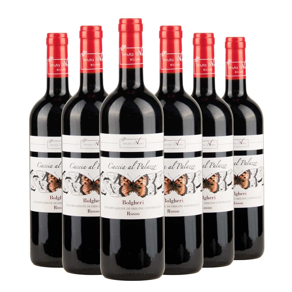 Bolgheri Rosso DOC Caccia al Palazzo 2023 Box da 6 bottiglie