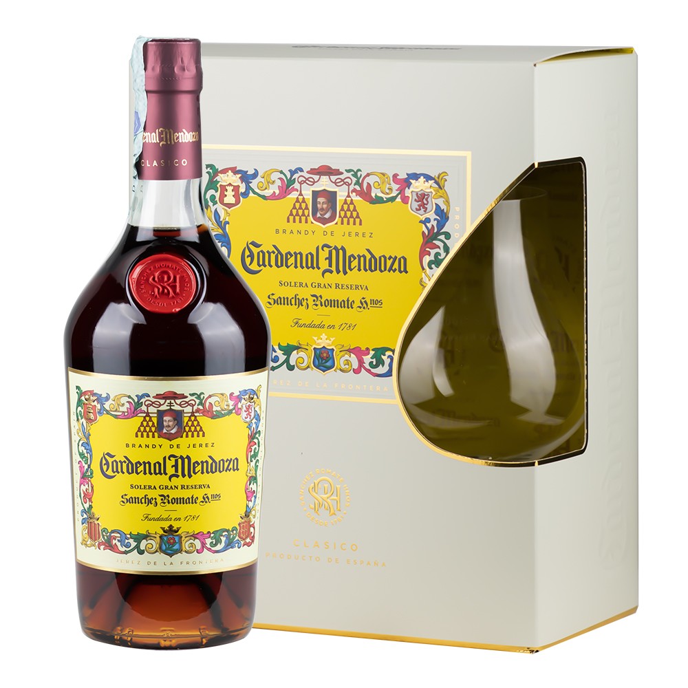 Brandy de Jerez Cardenal Mendoza Solera Gran Reserva (Con Bicch.)  70 cl