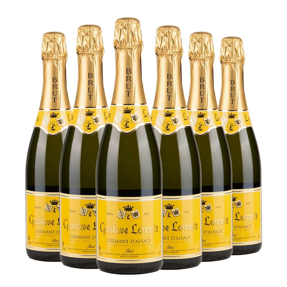 Crémant d’Alsace AOC Brut Box da 6 bottiglie