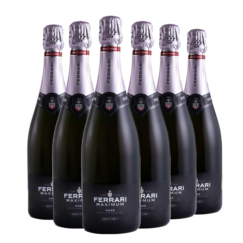 Trento DOC Brut Rosé Maximum Box da 6 bottiglie
