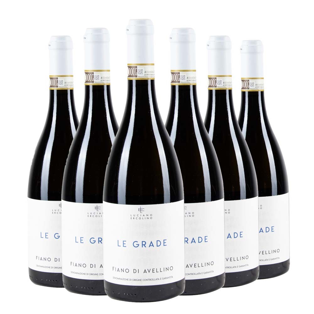 Fiano di Avellino DOCG Le Grade 2024 Luciano Ercolino Box da 6 bottiglie