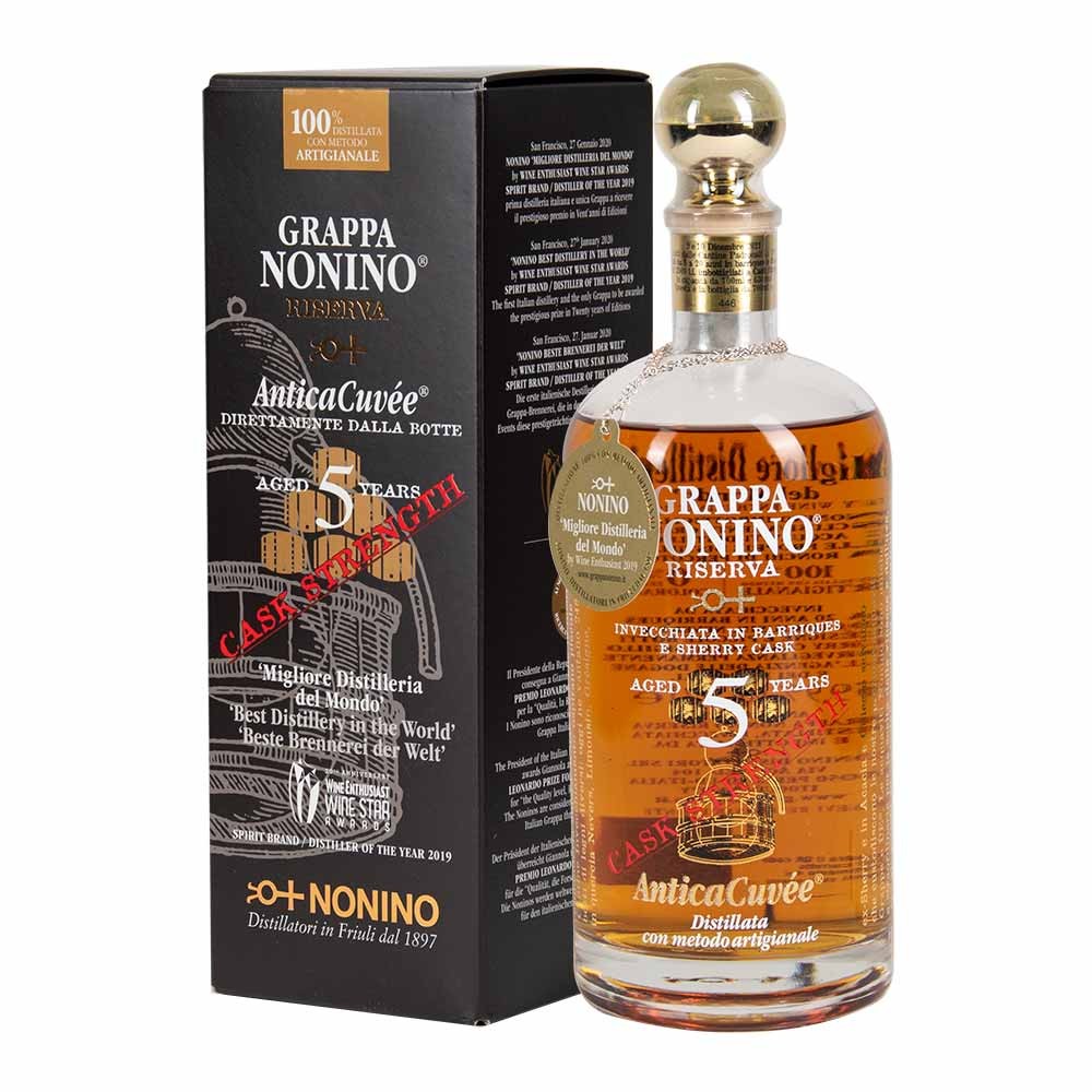 Grappa AnticaCuvée® Riserva Cask Strength Nonino (con astuccio)  70 cl