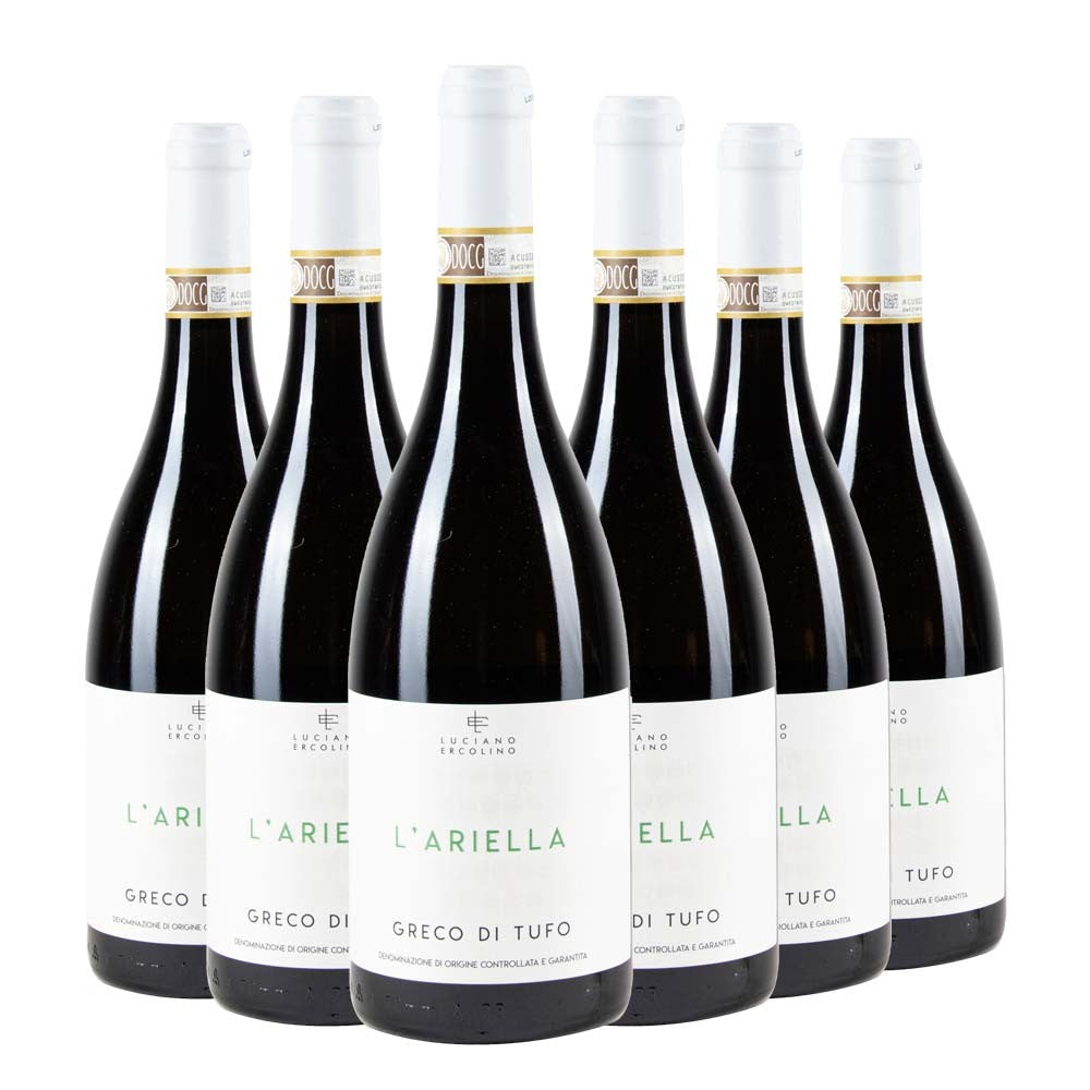 Greco di Tufo DOCG L’Ariella 2024 Luciano Ercolino Box da 6 bottiglie