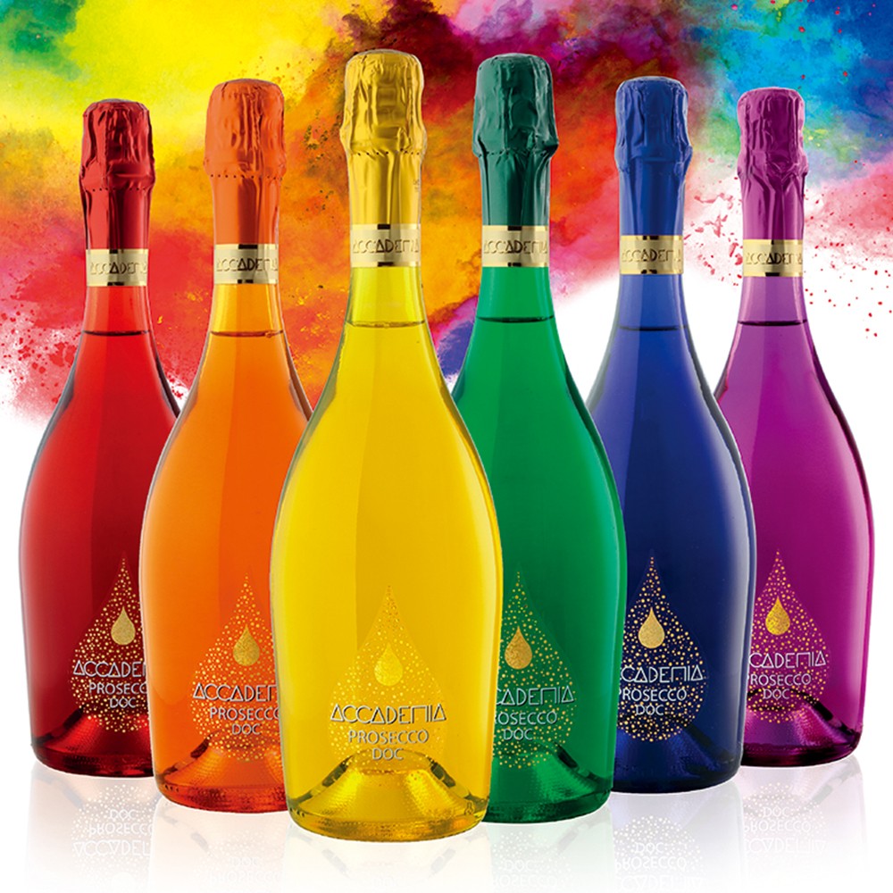 Prosecco DOC Bottega Rainbow Brut Collezione Accademia Box da 6 bottiglie