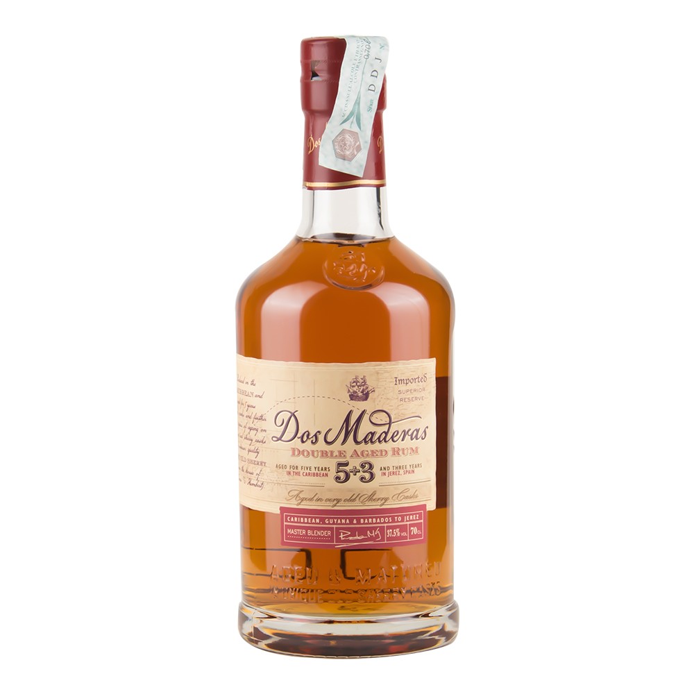 Ron Dos Maderas 5+3 años  70 cl