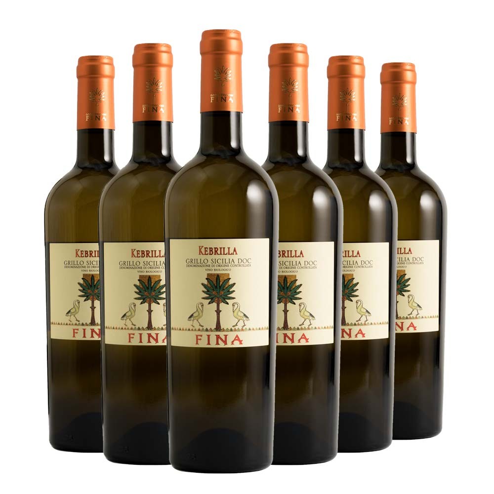 Sicilia DOC Grillo Kebrilla 2023 Box da 6 bottiglie