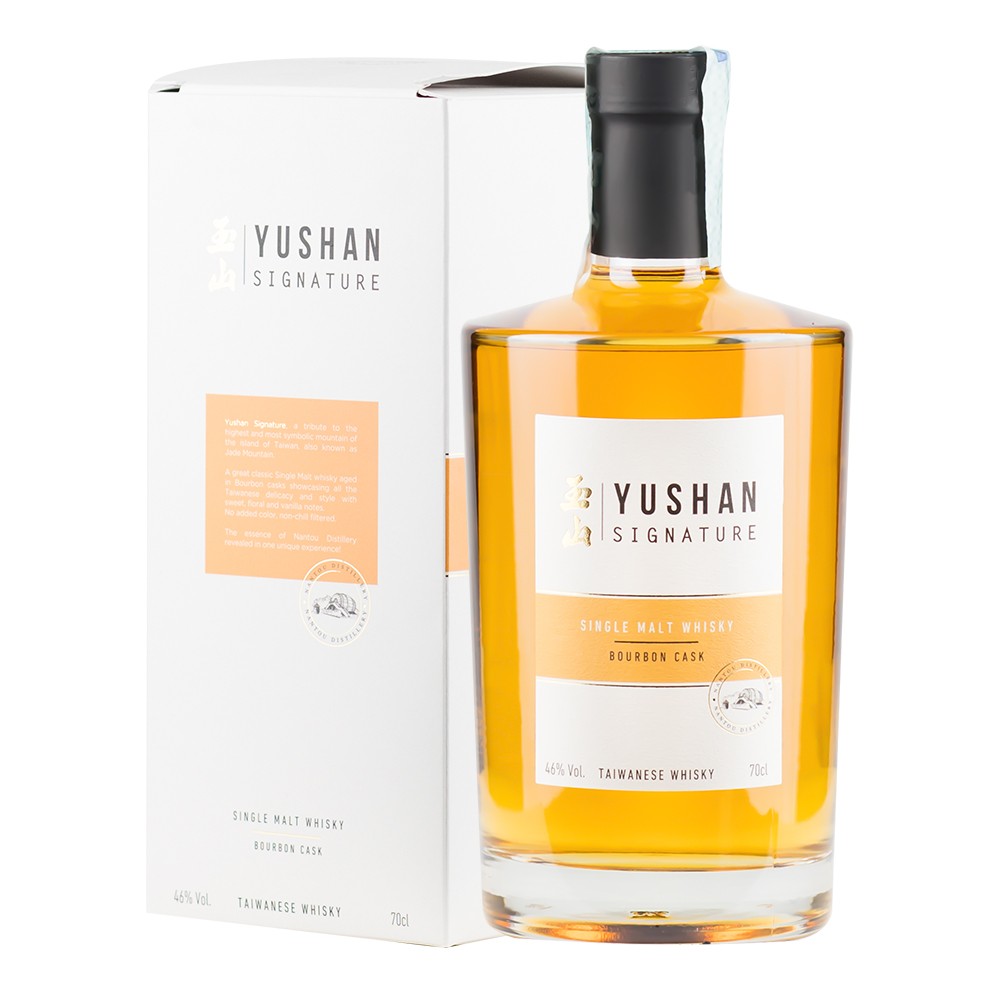 Single Malt Whisky Yushan Bourbon Cask  70 cl