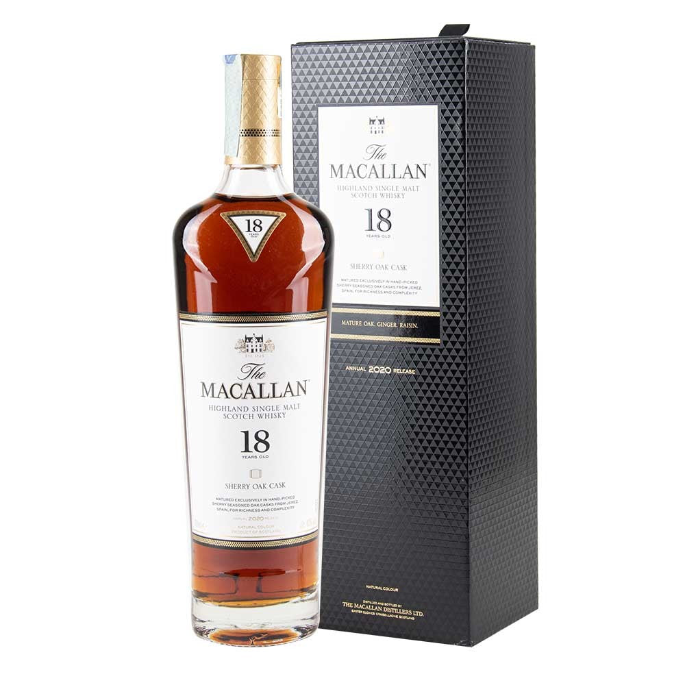 The Macallan 18 YO Sherry Oak 2020 43° 70 cl (AN)
