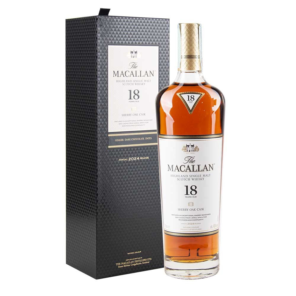 The Macallan 18 YO Sherry Oak 2024 cl 70 43°(AN)