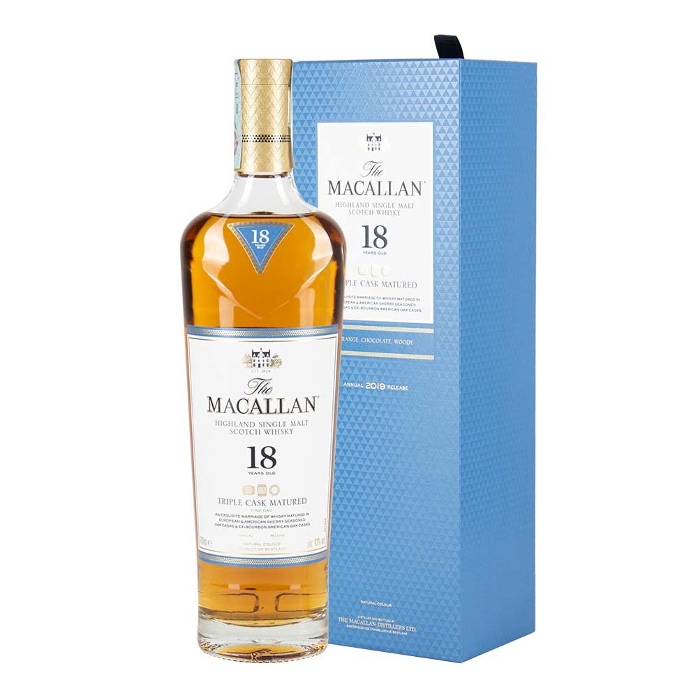 The Macallan 18 YO Triple  Cask  43° 70 cl (ARTN)