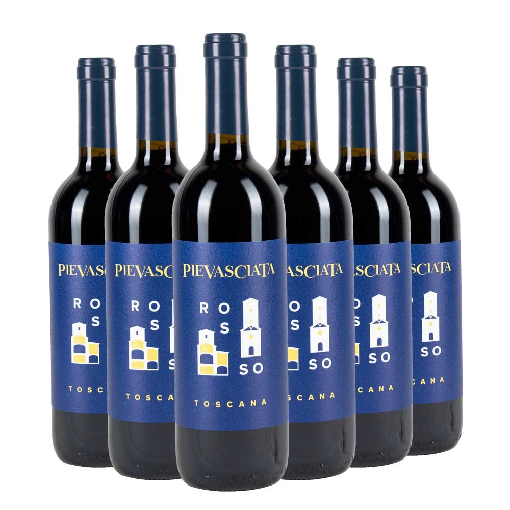 Toscana IGT Pievasciata Rosso 2020 Box da 6 bottiglie