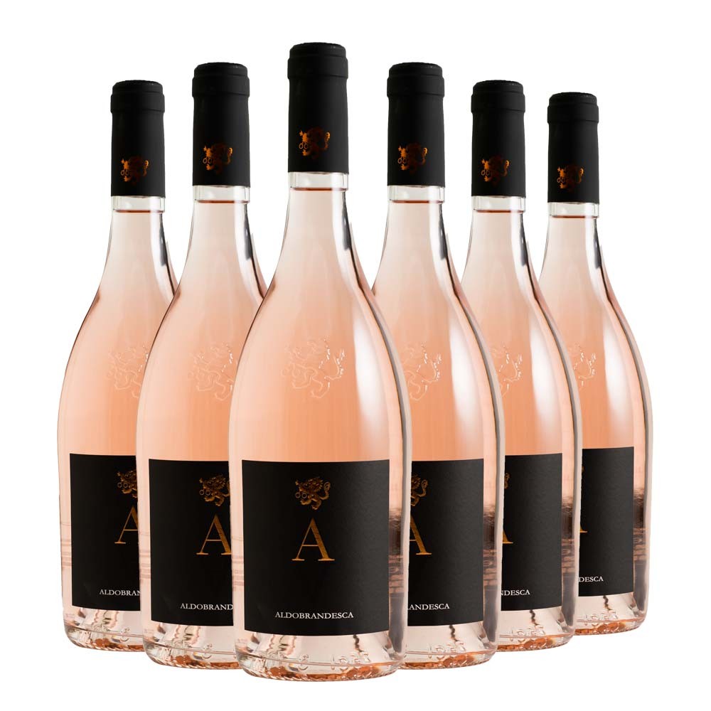 Toscana IGT Rosato "A" 2020 Fattoria Aldobrandesca Box da 6 bottiglie