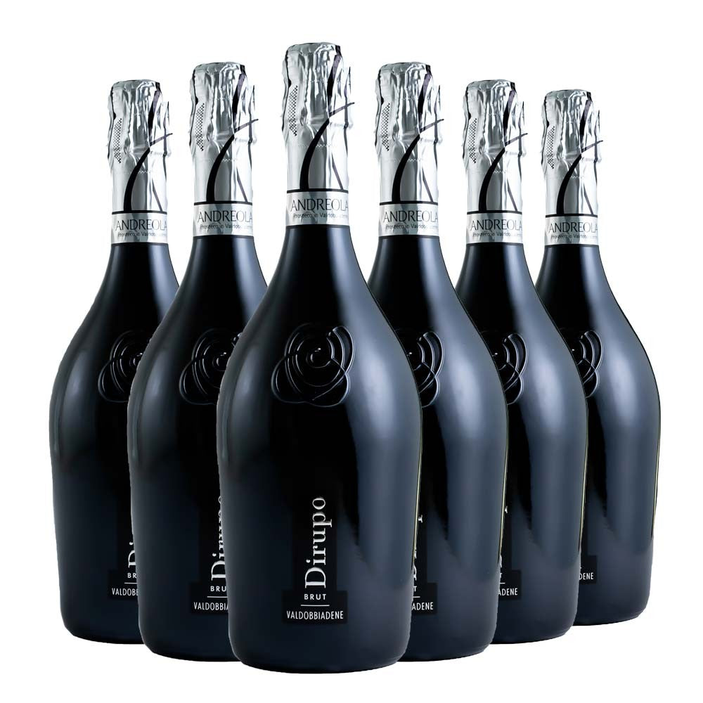 Valdobbiadene Prosecco Superiore DOCG Dirupo Brut Box da 6 bottiglie